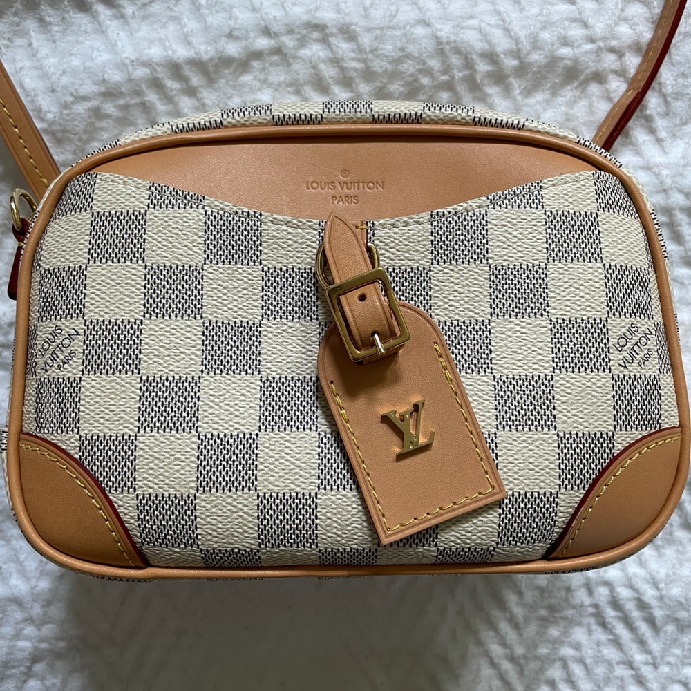 Louis Vuitton 
MINI DEAUVILLE Damier Azur N50048